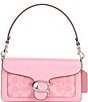 Color:Vivid Pink - Image 1 - Silver Hardware Tabby 20 In Signature Canvas Shoulder Bag