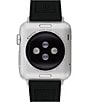 Color:Black - Image 3 - Women's 38/40/41mm Daisy Silicone Strap for Apple Watch