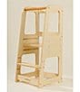 Color:Natural Wood - Image 1 - Educational Tower Step Stool Ladder