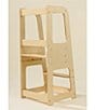 Color:Natural Wood - Image 2 - Educational Tower Step Stool Ladder