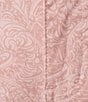 Color:Paradise Paisley-Tonal Pink - Image 6 - Chelsea Paisley Capri High Rise Button Hem Pants