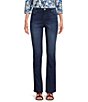Color:Beverly - Image 1 - Chelsea Straight Leg High Rise Stretch Denim Jeans