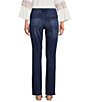 Color:Beverly - Image 2 - Chelsea Straight Leg High Rise Stretch Denim Jeans