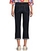 Color:Harlow Wash - Image 2 - Petite Size Soho Stretch Denim Capri Jeans