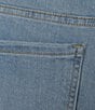 Color:Jenna Wash - Image 4 - Petite Size Soho Stretch Denim Capri Jeans