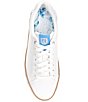 Color:Optic White/Blue - Image 5 - GrandPrø Topspin Leather Floral Platform Sneakers