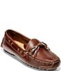 Color:Brown - Image 1 - Gunnison Waxy Leather Boat Style Drivers