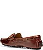 Color:Brown - Image 3 - Gunnison Waxy Leather Boat Style Drivers