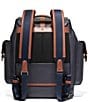 Color:Navy Blaze - Image 2 - Triboro Leather Rucksack Backpack