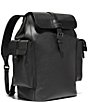 Color:Black - Image 4 - Triboro Leather Rucksack Bag