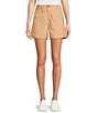 Color:Canoe - Image 1 - Holly Hideaway Wash Out Mid Rise Shorts