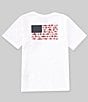 Color:White - Image 1 - Little/Big Boys 4-18 Short Sleeve PFG™ Fish Flag Graphic T-Shirt