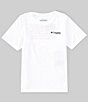 Color:White - Image 2 - Little/Big Boys 4-18 Short Sleeve PFG™ Fish Flag Graphic T-Shirt