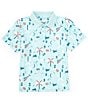 Color:Icy Morn Retrobait - Image 1 - Little/Big Boys 4-18 Super Slack Tide™ Short Sleeve Polo Shirt
