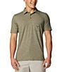 Color:Cypress Heather - Image 1 - PFG Uncharted™ Short Sleeve Polo Shirt
