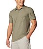 Color:Cypress Heather - Image 3 - PFG Uncharted™ Short Sleeve Polo Shirt