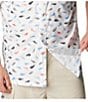 Color:White Stars N Stripes - Image 6 - Super Slack Tide™ Short Sleeve Fish Printed Woven Camp Shirt