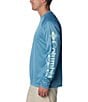 Color:Canyon Blue Heather - Image 3 - Terminal Tackle™ Heather Long Sleeve T-Shirt