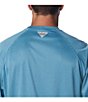 Color:Canyon Blue Heather - Image 5 - Terminal Tackle™ Heather Long Sleeve T-Shirt