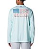 Color:Icy Morn/Canyon Blue - Image 1 - Terminal Tackle PFG Fish Flag™ Long Sleeve T-Shirt