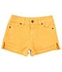 Color:Kumquat - Image 1 - Big Girl 7-16 Cuffed Shorts