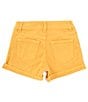 Color:Kumquat - Image 2 - Big Girl 7-16 Cuffed Shorts
