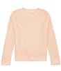 Color:Peach Blush - Image 1 - Big Girls 7-16 Solid Sweater