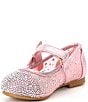 Color:Light Pink - Image 4 - Girls' Amelia Rhinestone Butterfly Flat (Infant)