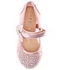 Color:Light Pink - Image 5 - Girls' Amelia Rhinestone Butterfly Flat (Infant)