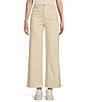 Color:Ivory - Image 1 - High Rise Wide Leg Jeans