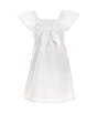 Color:White - Image 1 - Little Girls 2T-6X Bow Front Dress