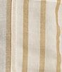 Color:Khaki - Image 4 - Mini Stripe Print Oversized Fit Woven Shirt