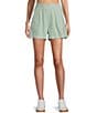 Color:Green - Image 1 - Linen Stripe Coordinating Pull On Shorts