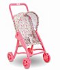 Color:Pink - Image 1 - Floral Print Premier Stroller for 12#double; Baby Doll