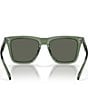 Color:Olive/Gray - Image 4 - Women's 6S201554-P Keramas 54mm Polarized Square Sunglasses