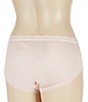 Color:Peach Whip - Image 2 - Nylon Lace-Trim Hipster Panty