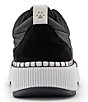 Color:Black/White - Image 3 - Sayah Waterproof Suede Platform Sneakers