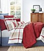 Color:Red - Image 1 - Arlo Plaid Comforter Mini Set