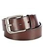 Color:Brown - Image 1 - Big & Tall Cut Fudge Leather Belt