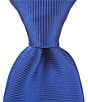 Color:Blue - Image 1 - Big & Tall Tulle Solid Traditional 3 1/4#double; Silk Tie