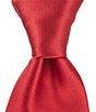 Color:Red - Image 1 - Big & Tall Tulle Solid Traditional 3 1/4#double; Silk Tie