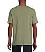 Color:Antique Green - Image 2 - Blue Label Jersey Knit Short Sleeve V-Neck T-Shirt