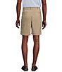 Color:Khaki - Image 2 - Blue Label Madison Classic Fit Solid Performance Stretch 9#double; Inseam Shorts