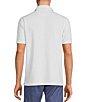 Color:Lucent White - Image 2 - Blue Label Slim Fit Lightweight Pique Printed Short Sleeve Polo Shirt