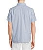 Color:Light Blue - Image 2 - Blue Label Solid Light Weight Oxford Short Sleeve Woven Shirt