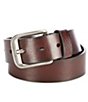 Color:Brown - Image 1 - Cut Edge Leather Belt