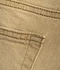 Color:Khaki - Image 4 - Premium Denim Straight Fit Stretch Jeans