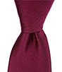 Color:Berry - Image 1 - Solid Textured Slim 3#double; Silk Tie