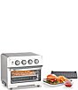 Color:White - Image 2 - Airfryer Toaster Oven with Grill