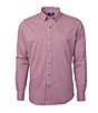 Color:Red - Image 1 - Big & Tall Versatech Multi Check Performance Stretch Long-Sleeve Woven Shirt